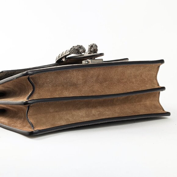 Gucci Dionysus Beige & Ebony GG Supreme Canvas Medium Shoulder Bag - Picture 5 of 13